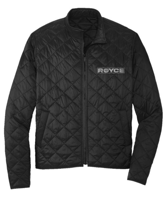 Royce Embroidered Quilted Full-Zip Jacket